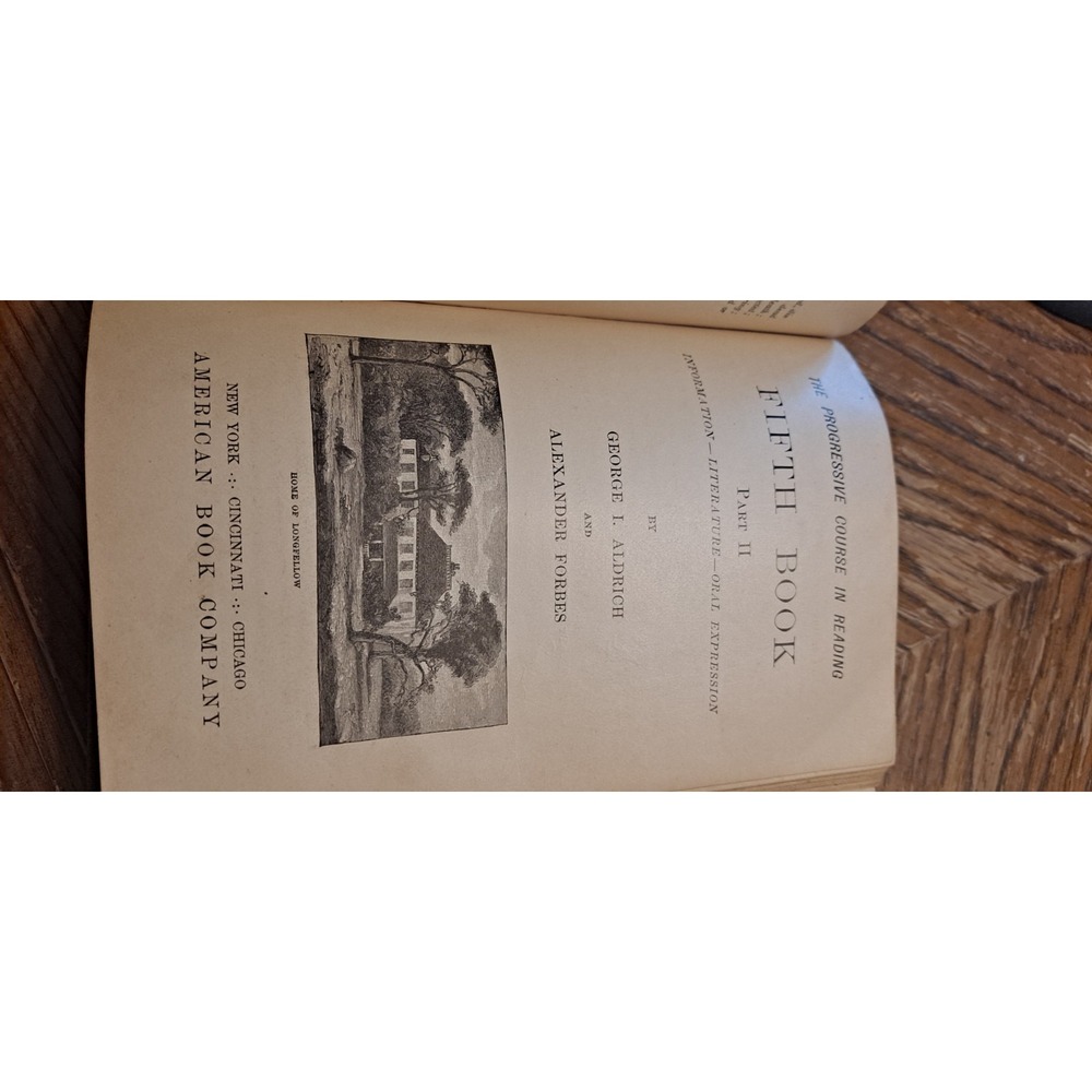 Progressive Course In‎ Reading Fifth Book  1900s - Picture 9 of 11